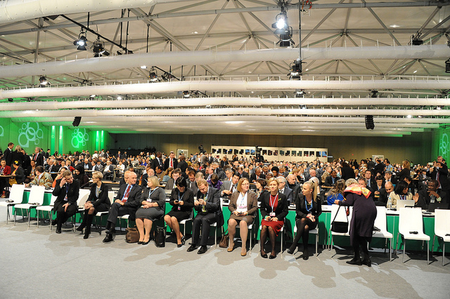 Welcoming ceremony at COP 19