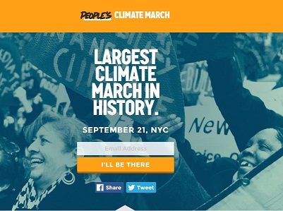 Climate March website image